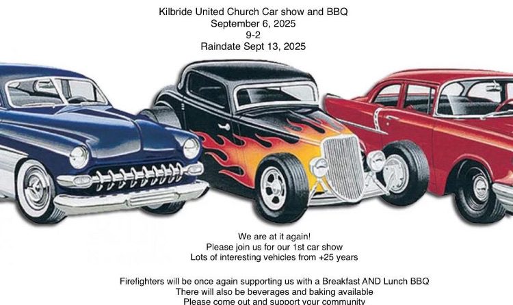 2025 Kilbride United Church Car Show and BBQ